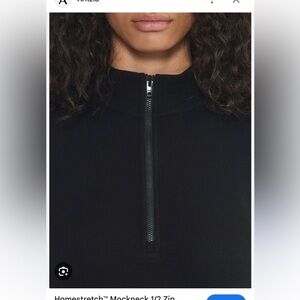 Aritzia TNA homestretch Olive half zip